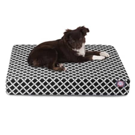 Majestic Pet Black Bamboo Small Orthopedic Memory Foam Rectangle Dog Bed 78899551202